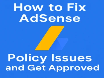 Google Adsense policy problem solution