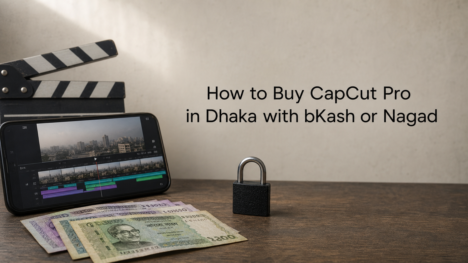 How to Buy CapCut Pro in Dhaka with bKash or Nagad