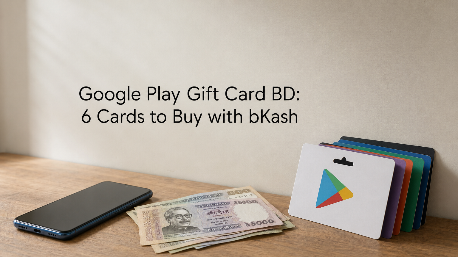 Google Play Gift Card BD: 6 Cards to Buy with bKash
