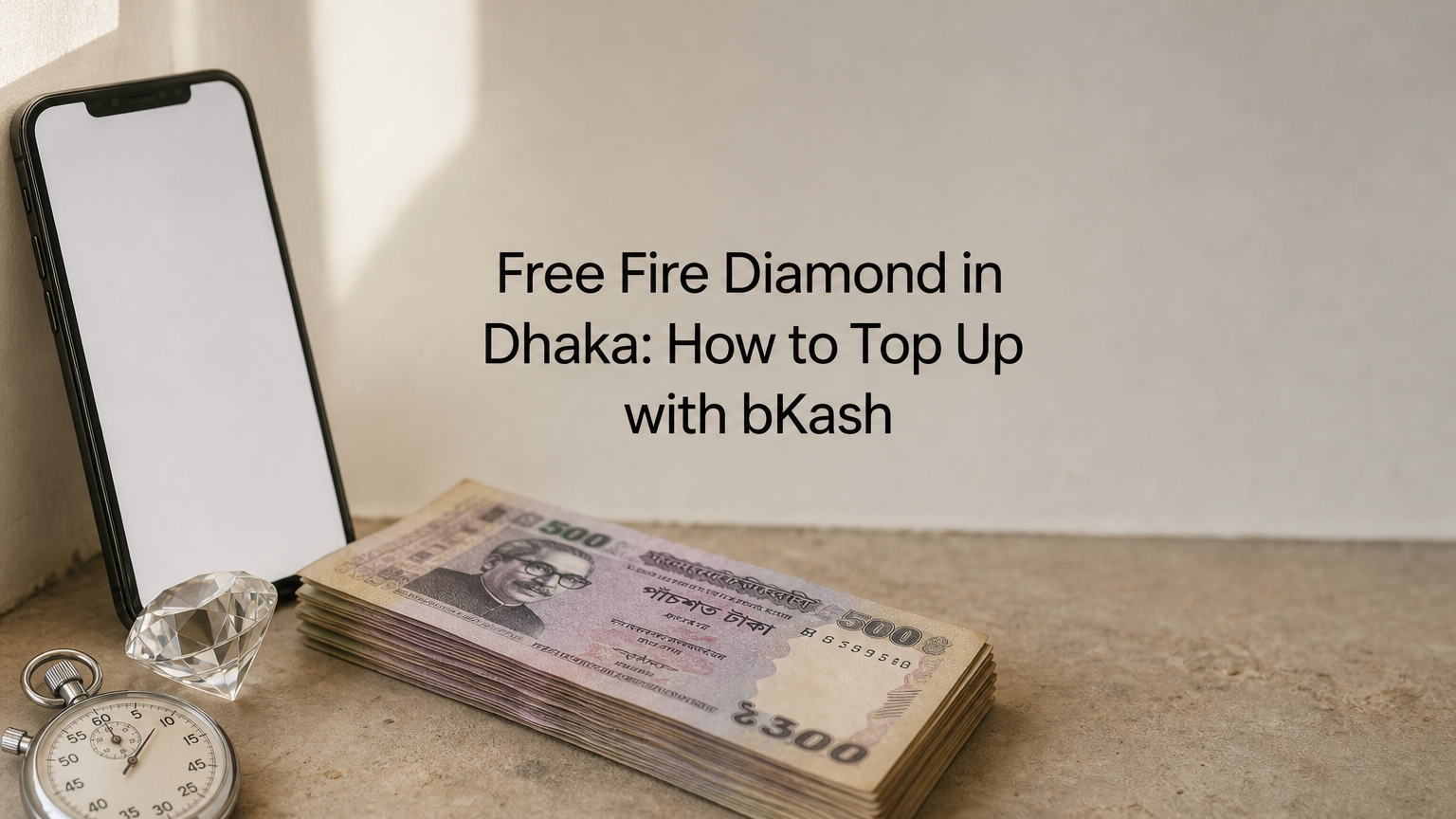 Free Fire Diamond in Dhaka: How to Top Up with bKash