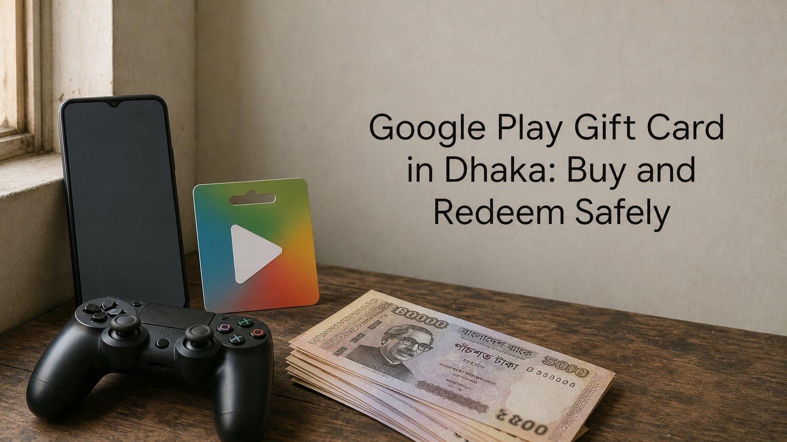 Google Play Gift Card in Dhaka: Buy and Redeem Safely