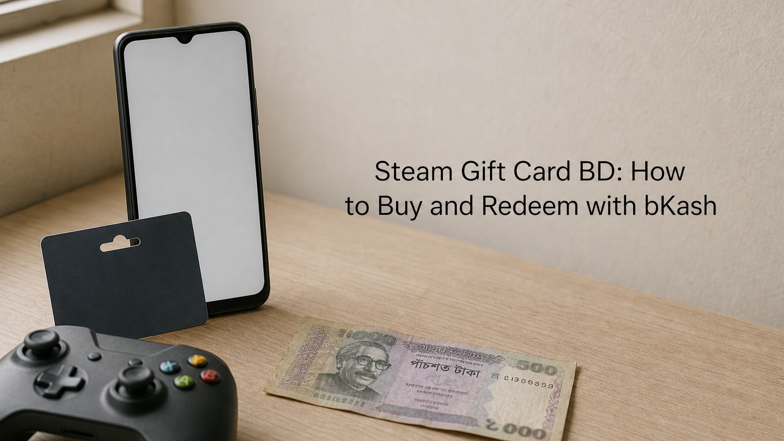 Steam Gift Card BD: How to Buy and Redeem with bKash