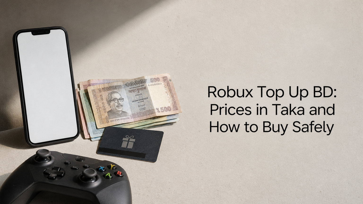 Robux Top Up BD: Prices in Taka and How to Buy Safely