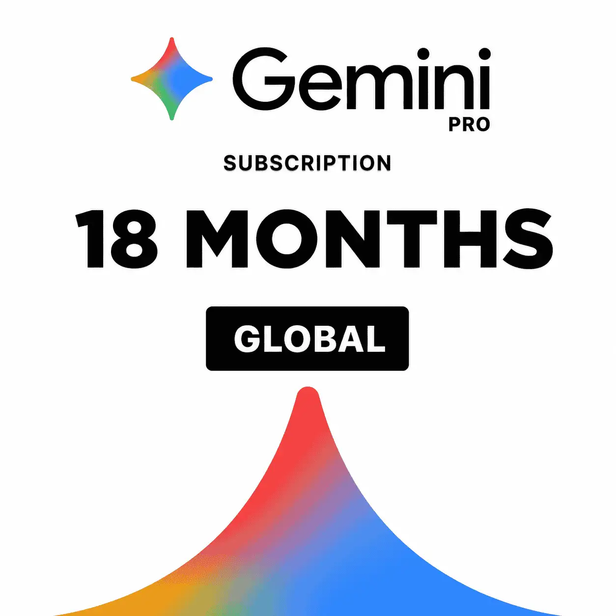 Google Gemini Pro 18 Month Subscription