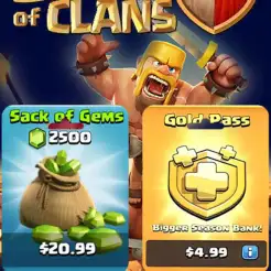 Clash of Clans Gems Gold Pass