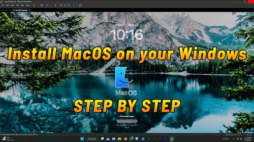 Use Apple MacOs with VMware for Windows. [ Step by Step ]